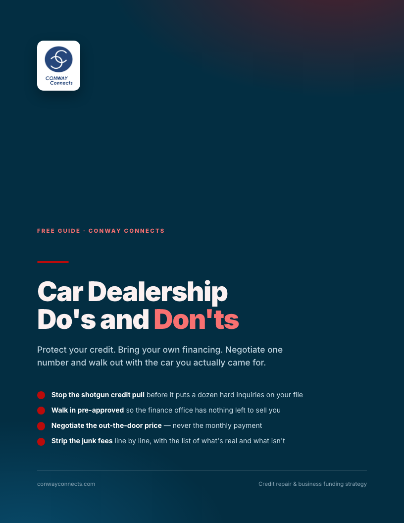 Car Dealership Do's and Don'ts guide cover